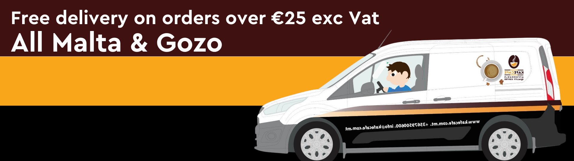 Free Delivery €25 exc VAT or more